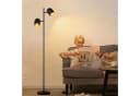 Nettlife Stehlampe Wohnzimmer Schwarz Metall Industrielle Retro Bild 1