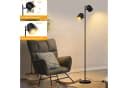 Nettlife Stehlampe Wohnzimmer Schwarz Metall Industrielle Retro Bild 5
