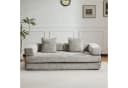 Leawin Loungesofa Klappbares 3-Sitzer Sofa Bett Queensize aus Chenille Bild 1