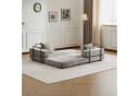 Leawin Loungesofa Klappbares 3-Sitzer Sofa Bett Queensize aus Chenille Bild 4