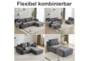 Leawin Sofa 3-2-1 Sitzer mit Bettfunktion modern kompakt flexibel Bild 5