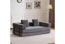Leawin 4-in-1 Wohnzimmersofa mit Bettfunktion – faltbares Cord Schlafsofa, Bequemes & modernes Schlafsofa aus Cord – ideal für kleine Räume Bild 2