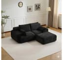 Leawin 2-Sitzer Sofa Cordstoff Modular Ergonomisch Bild 2