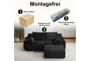 Leawin 2-Sitzer Sofa Cordstoff Modular Ergonomisch Bild 5