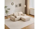 Leawin 2-Sitzer Sofa Cordstoff Modular Ergonomisch Bild 2