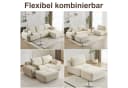 Leawin 2-Sitzer Sofa Cordstoff Modular Ergonomisch Bild 4