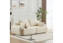 Leawin Sofa Modulares 2-Sitzer Cord Sofa Schwarz/Weiß/Grau/Grün Bild 2