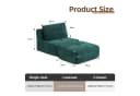 Leawin Lounge Sessel mit Hocker Cordstoff Bild 1
