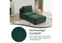 Leawin Lounge Sessel mit Hocker Cordstoff Bild 4