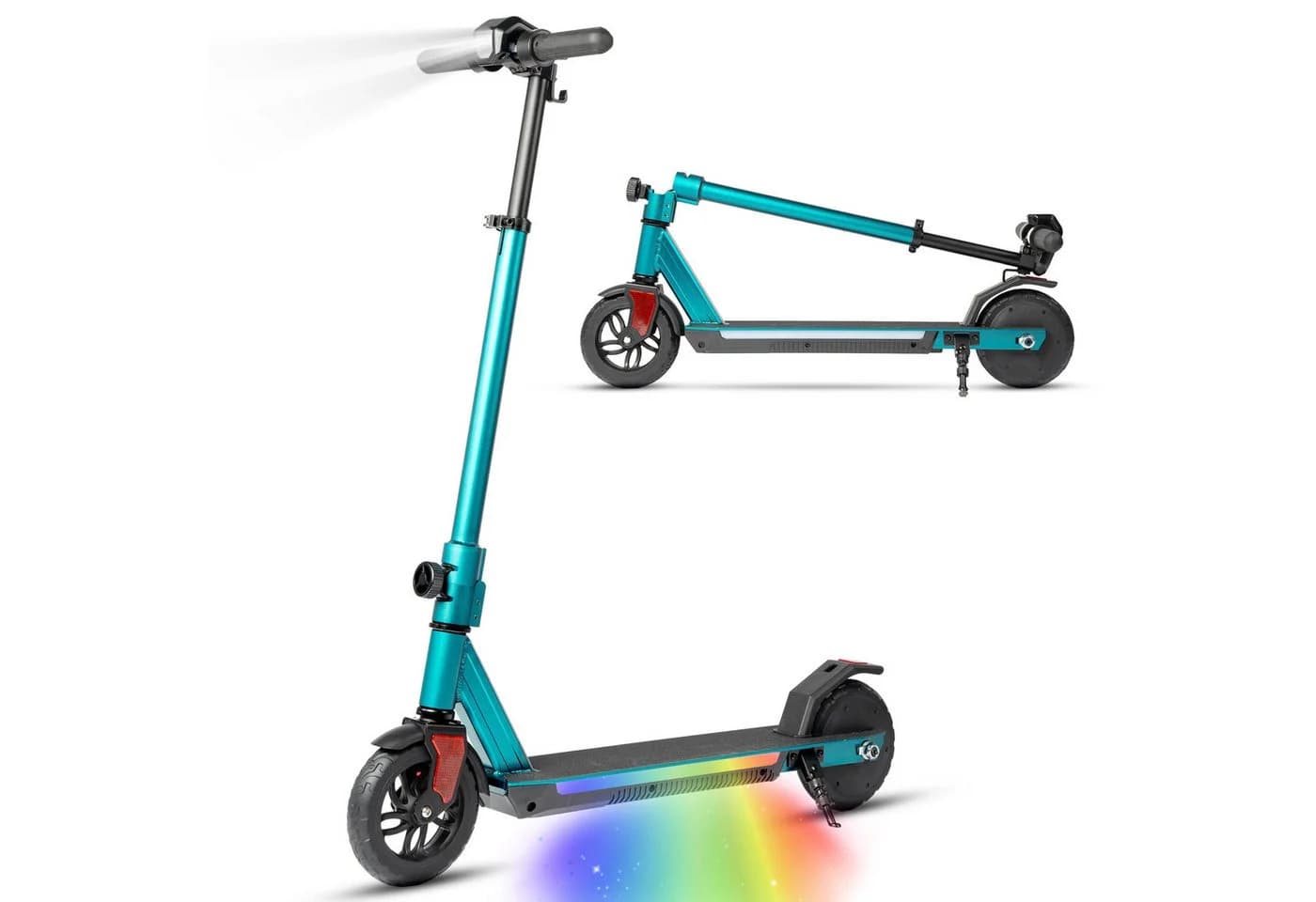 Vankel Elektro-Kinderroller Klappbar 15km Grün - Bild 2