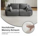 Leawin 2-Sitzer Sofa Wohnzimmer Modular Cordstoff Komfort Bild 3