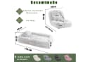 ANYSUN Sitzsack Relaxsessel Grau 5-stufig verstellbar Bild 1