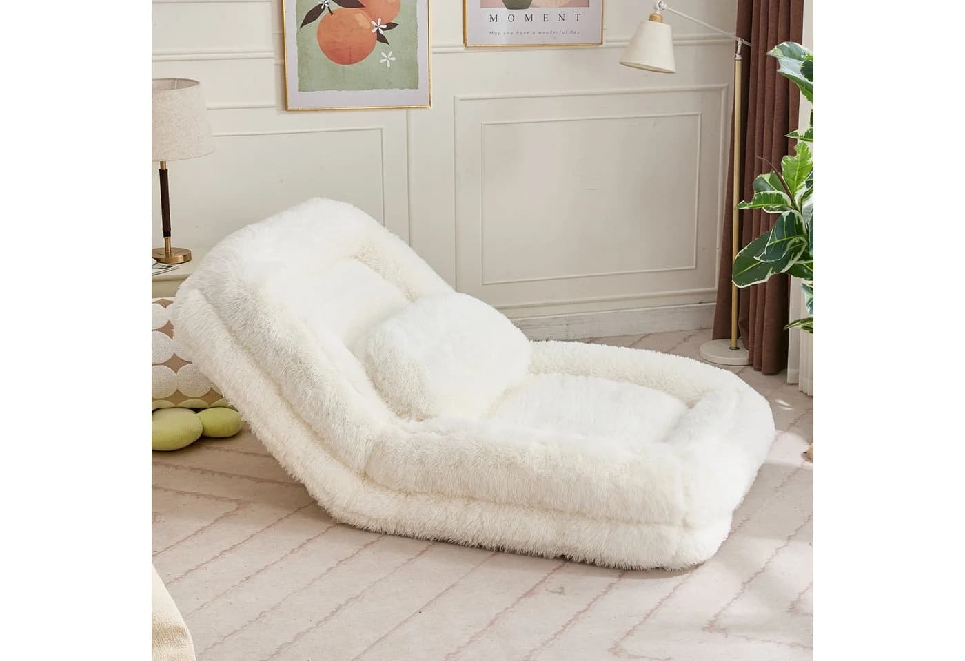 ANYSUN Sitzsack Relaxsessel Beige 5-stufig verstellbar - Bild 2