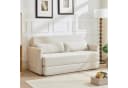 ANYSUN Loungesofa 2-in-1 Schlafsofa Beige Cordstoff Bild 3