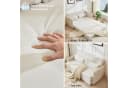 ANYSUN Loungesofa 2-in-1 Schlafsofa Beige Cordstoff Bild 4