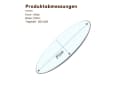 ANYSUN Runde Tischplatte aus vorgespanntem Glas, transparent Bild 1