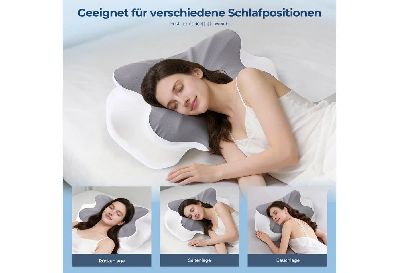 Elegear Nackenstützkissen Memory Foam Kühlend - Bild 4
