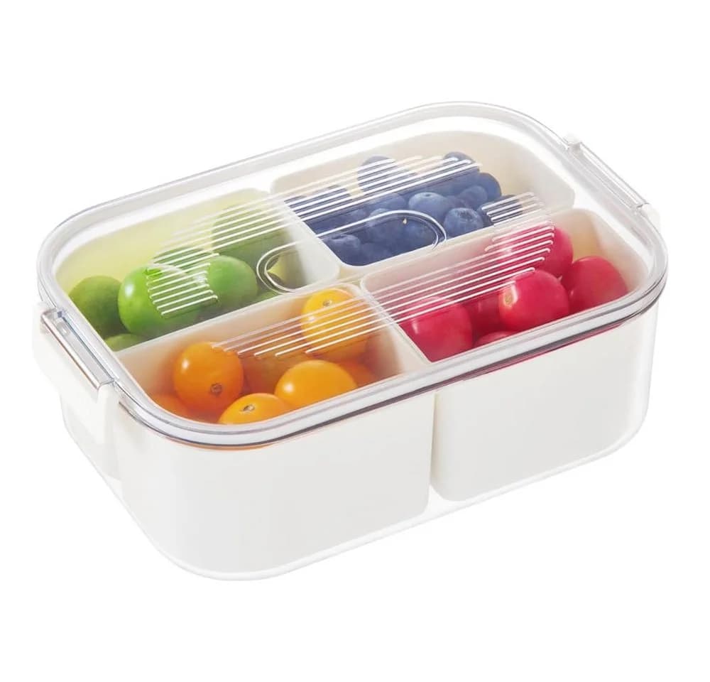 Elegear Snackbox mit 4 Fächern, Polypropylen, Spülmaschinenfest - Bild 2