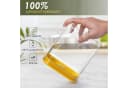 Elegair Frischhaltedosen-Set 5-teilig Luftdicht Stapelbar Transparent/Gelb Bild 5