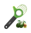 Elegear 3-in-1 Avocadoschneider Grün mit rutschfestem Griff Bild 2