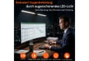 Quntis LED Schreibtischlampe Doppelkopf Dimmbar Schwarz Bild 4