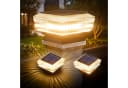 Quntis LED Solarleuchte Pfostenleuchte Außen 3 Modi ABS+PC Bild 2