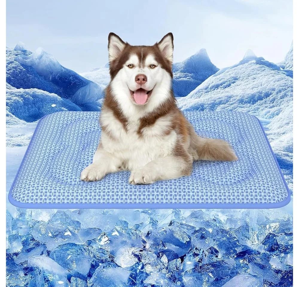 Rywell Hundekühlmatte Selbstkühlend Blau Grau - Bild 2