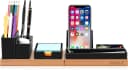 COFI 1453 Schreibtisch-Organizer Schwarz Magnetisch Holz Bild 2