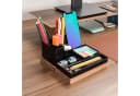COFI 1453 Schreibtisch-Organizer Schwarz Magnetisch Holz Bild 3