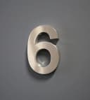 Steelboxx Hausnummer Premium Edelstahl 3D Design Arial Bild 1