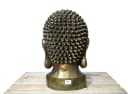 Steelboxx Buddhafigur XXL Buddha Kopf 82cm Skulptur Gold-Bronze Bild 5