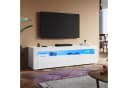 SONNI TV-Schrank Weiß Hochglanz mit RGB-Beleuchtung Bild 1