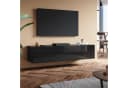 SONNI TV-Schrank Lowboard Schwarzer Hochglanz mit Klapptür Bild 1
