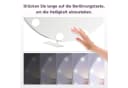 SONNI Schminkspiegel LED 3 Farben Dimmbar Touch Steckdose 80x80cm Bild 5