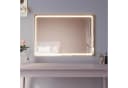 SONNI LED Schminkspiegel 100x70cm dimmbar mit Steckdose Bild 2