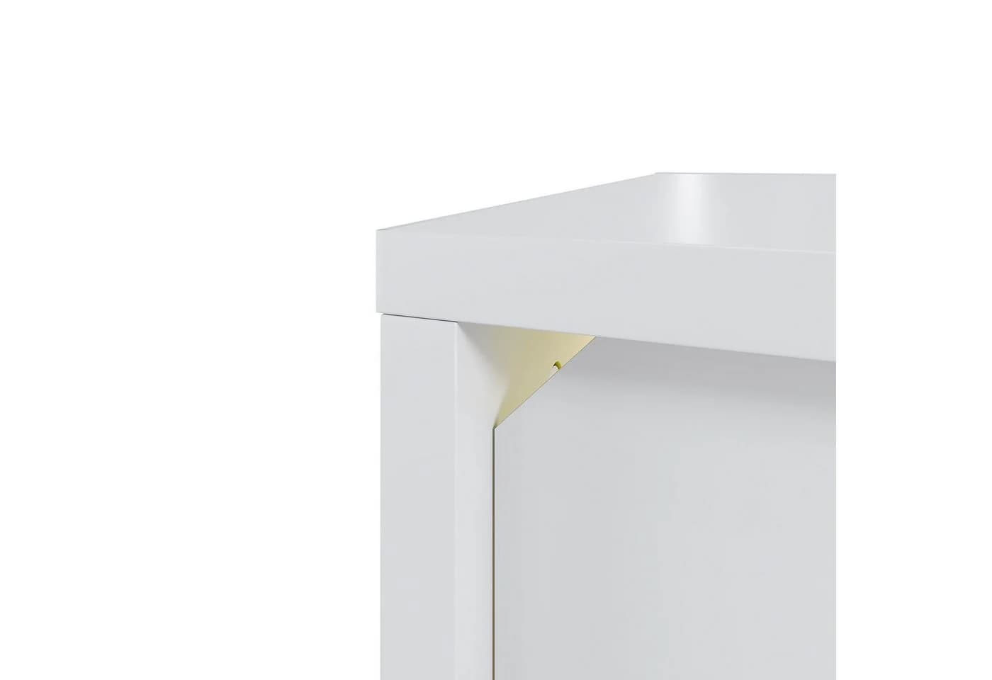 SONNI Lowboard TV-Schrank mit LED-Beleuchtung Weiß - Bild 5
