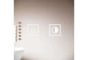 SONNI Spiegelschrank Badezimmer LED-Beleuchtung 3 Farben Grau Bild 4