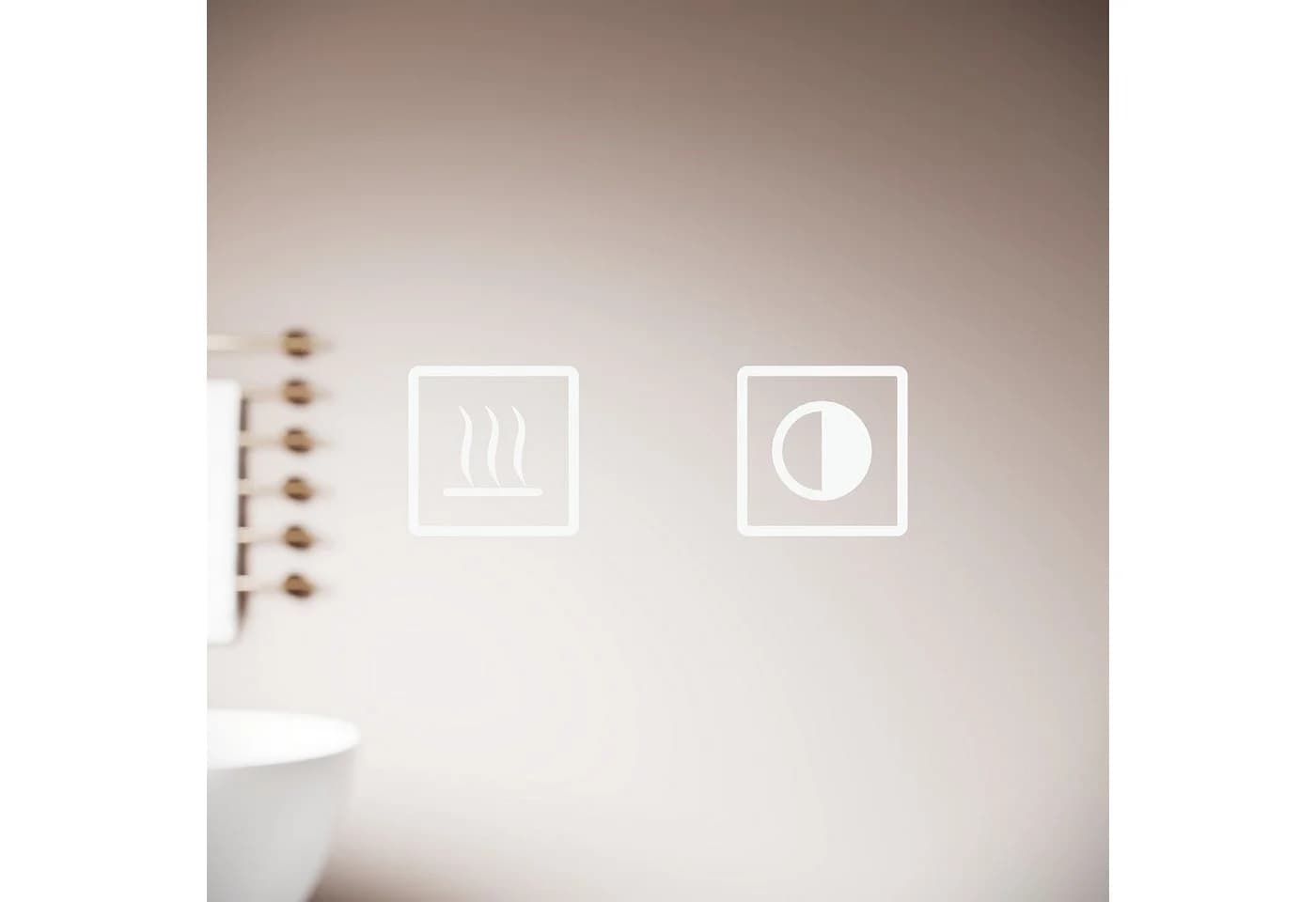 SONNI Spiegelschrank Badezimmer LED-Beleuchtung 3 Farben Grau - Bild 4