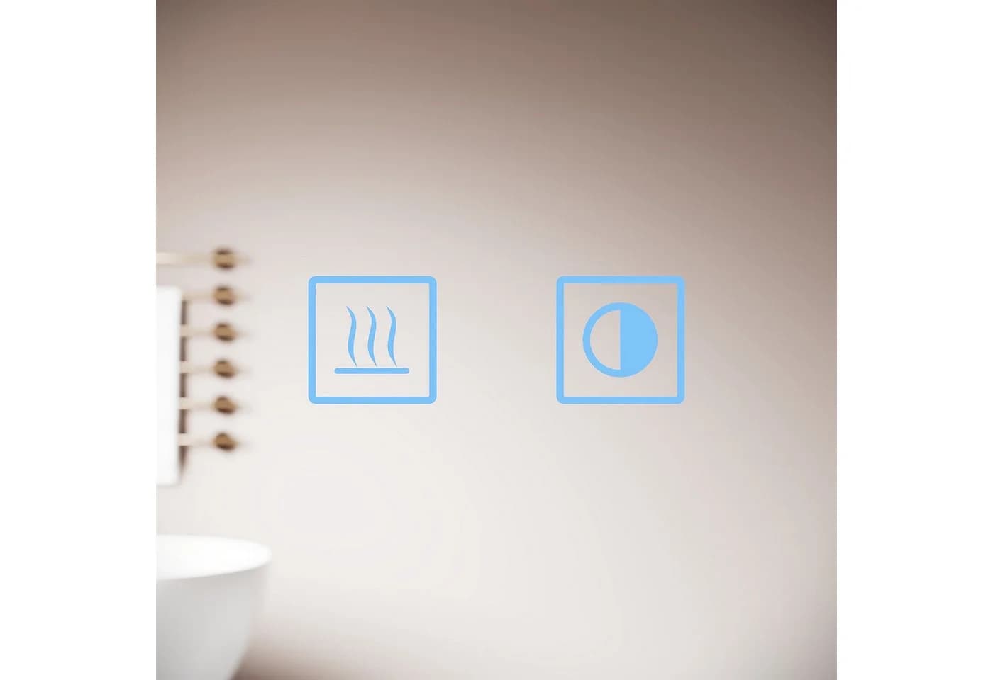 SONNI Spiegelschrank Badezimmer LED-Beleuchtung 3 Farben Grau - Bild 5
