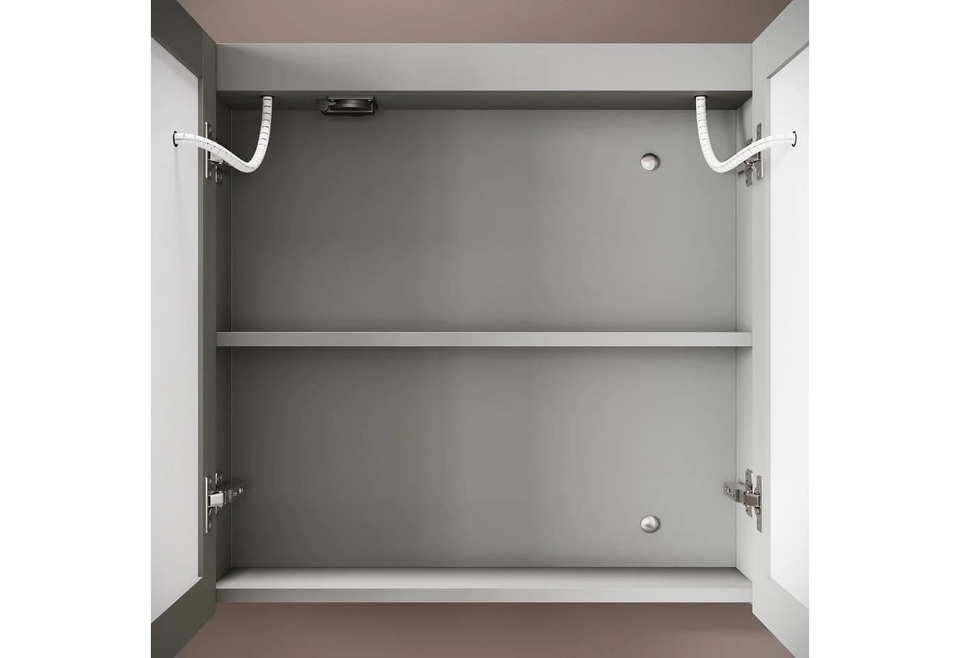 SONNI Spiegelschrank Badezimmer mit LED-Beleuchtung, Anti-Beschlag, 3 Farbtemperaturen, 90x60x13cm - Bild 5