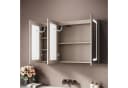 SONNI Spiegelschrank Badezimmer mit LED-Beleuchtung, Anti-Beschlag, 3 Farbtemperaturen, 90x60x13cm Bild 3