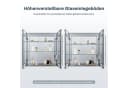 SONNI Badezimmerspiegelschrank Doppeltüriger Metall Einstellbare Helligkeit Bild 4