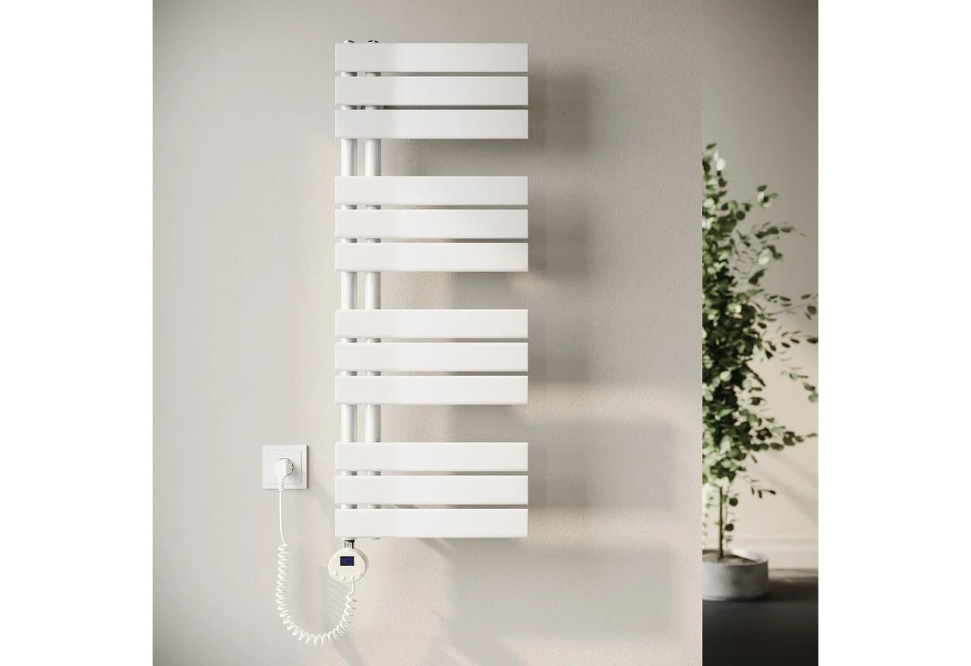 SONNI Designheizkörper Handtuchheizkörper Elektrisch mit Timer - Bild 2