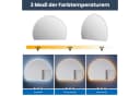 SONNI Badspiegel mit LED Beleuchtung Drei Farbtemperaturen dimmbar Bild 4