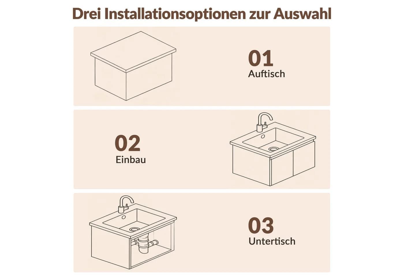 SONNI Küchenspüle 304 Edelstahl Schwarz Einbauspüle - Bild 3