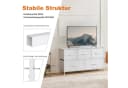 DUMOS Stauraumschrank Kommode mit Stoffschubladen, Stoffkommode für Schlafzimmer Bild 5