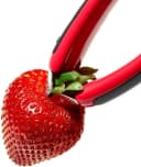OXO GOOD GRIPS Erdbeerstrunkentferner Rot Edelstahl Bild 3