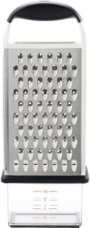OXO GOOD GRIPS Multireibe 4-in-1 Kastenreibe Edelstahl Schwarz Transparent Bild 2