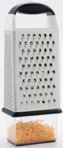 OXO GOOD GRIPS Multireibe 4-in-1 Kastenreibe Edelstahl Schwarz Transparent Bild 3