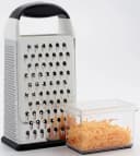 OXO GOOD GRIPS Multireibe 4-in-1 Kastenreibe Edelstahl Schwarz Transparent Bild 4